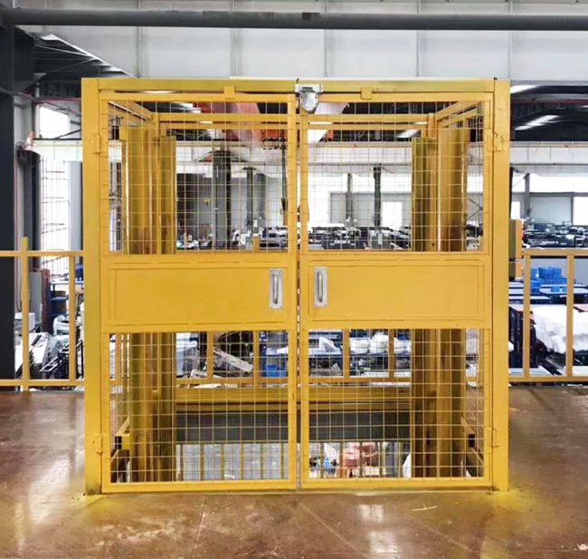 枣庄智能导轨式升降机亮相